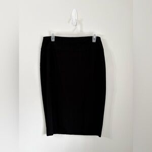 EILEEN FISHER Stretch Knit Knee Length Pencil Skirt Petite M Lagenlook Career